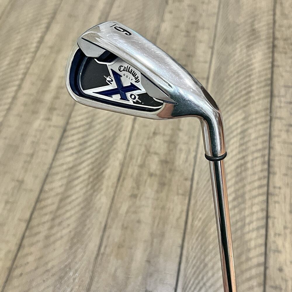 Callaway X-20 Single 6 Iron RH Rifle Precision FCM 5.5 Firm Flex Steel 37.5"